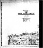 Rock Island County Topographical  Map - Left, Rock Island County 1905 Microfilm and Orig Mix